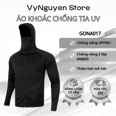 Áo Chống Nắng Nam Nữ Vải Thông Hơi Thoáng Mát - Chống UV, Giá 95k (Giảm 23%)