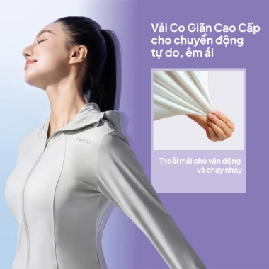 Áo chống nắng NEAU Slims Linea Hood UV >99% Dáng ngắn ôm body Khóa kéo 2 chiều Logo phản quang SF501 - Giá 899.000đ 7 Áo chống nắng NEAU Slims Linea Hood UV >99% Dáng ngắn ôm body Khóa kéo 2 chiều Logo phản quang SF501 - Giá 899.000đ 7