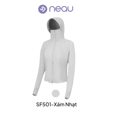 Áo chống nắng NEAU Slims Linea Hood UV >99% Dáng ngắn ôm body Khóa kéo 2 chiều Logo phản quang SF501 - Giá 899.000đ