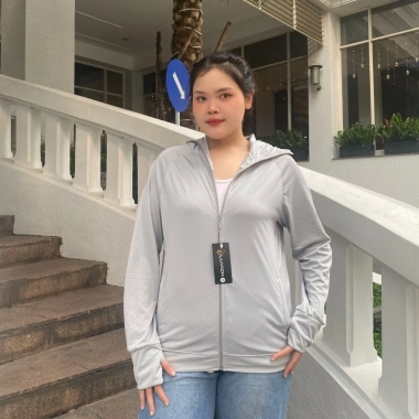 Áo chống nắng nữ 2 lớp big size DIHU - To rộng, thông hơi, chống UV, khói bụi 8