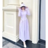 Áo chống nắng nữ 2 lớp dài, chất SU lạnh cao cấp, dày dặn, thoáng mát, giá 179.650đ 4