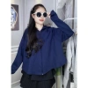 Áo chống nắng nữ cánh dơi DIHU chất UMI croptop, khoác ngoài, mũ rộng che mặt, bảo vệ UV, chỉ 159k 9