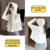 Áo chống nắng nữ cánh dơi lụa băng mát UPF99+ có mũ và khẩu trang liền 189k 2