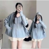 Áo chống nắng nữ chất UMI Hàn dày dặn, cản tia UV, giảm giá 78.000đ 3