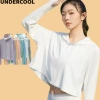 Áo Chống Nắng Nữ Dáng Lửng Xòe Mũ Vành UNDERCOOL Thun Lạnh, Thoáng Mát, Chống UV ACN02 - Giá 180k 5