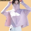 Áo Chống Nắng Nữ Dáng Lửng Xòe Mũ Vành UNDERCOOL Thun Lạnh, Thoáng Mát, Chống UV ACN02 - Giá 180k 9