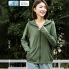 Áo chống nắng nữ mũ cứng rộng vành UPF 50+ chất su lạnh siêu mát thoáng khí - 109k 4