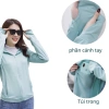 Áo chống nắng nữ PTLUXURY 2 lớp chất vải cao cấp, chống UV, giảm giá 102.000 VND 4
