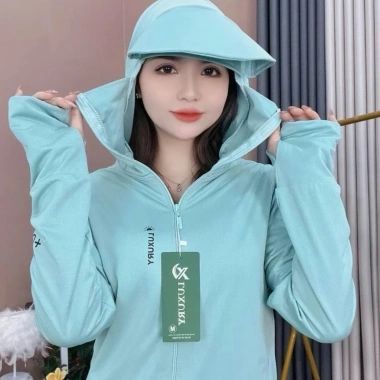 Áo Chống Nắng Nữ Tháo Rời 2 Lớp Thông Hơi, Che Trán, Thoáng Khí, Bảo Vệ Da 2