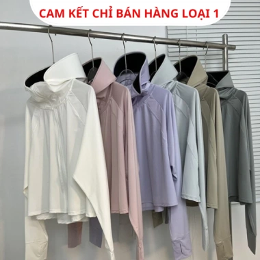 Áo Chống Nắng Nữ Thun Lạnh CHỐNG UV Hàng Loại 1 Áo Nắng Ngắn Freesize 40‑60kg Giá 129.200