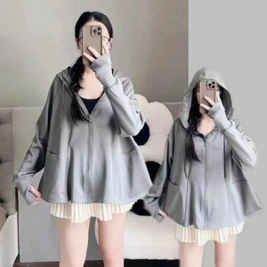 Áo Chống Nắng Nữ UMI Hàn UV UPF 50+ - Tặng Kính Râm - Áo Khoác Hè Babydoll MINGBOU 7