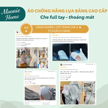 Áo Chống Nắng Nữ UPF 50+ Thoáng Mát, Mềm Nhẹ - Giá Ưu Đãi 189.000₫ 4 Áo Chống Nắng Nữ UPF 50+ Thoáng Mát, Mềm Nhẹ - Giá Ưu Đãi 189.000₫ 4