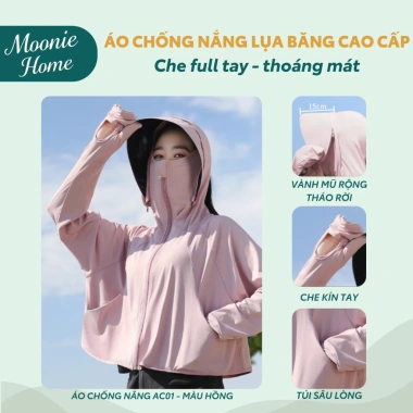 Áo Chống Nắng Nữ UPF 50+ Thoáng Mát, Mềm Nhẹ - Giá Ưu Đãi 189.000₫