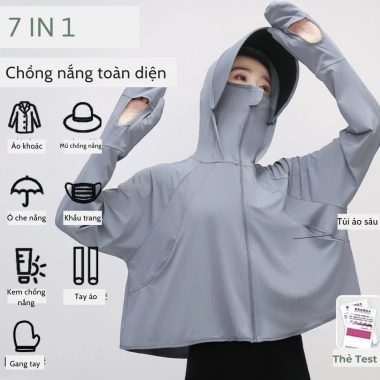 Áo Chống Nắng Nữ UPF 50+ Thoáng Mát, Mềm Nhẹ - Giá Ưu Đãi 189.000₫