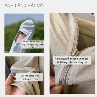 Áo Chống Nắng Nữ UPF 50+ Thoáng Mát, Mềm Nhẹ - Giá Ưu Đãi 189.000₫ 9 Áo Chống Nắng Nữ UPF 50+ Thoáng Mát, Mềm Nhẹ - Giá Ưu Đãi 189.000₫ 9