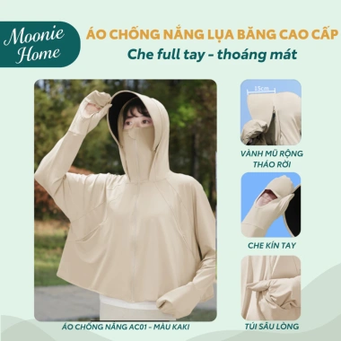 Áo Chống Nắng Nữ UPF 50+ Thoáng Mát, Mềm Nhẹ - Giá Ưu Đãi 189.000₫