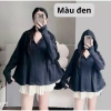 Áo chống nắng nữ xòe chất umi co giãn siêu mát, cản UV, túi ngang 110k 6