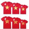 Áo cờ đỏ sao vàng cao cấp trẻ em và người lớn - Cotton 100% mát mịn, thấm hút mồ hôi, giá ưu đãi