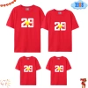 Áo cờ đỏ sao vàng cotton xịn, in hình cờ VN, full size 15‑76kg cho cả gia đình - 98.000₫ 7