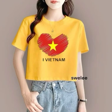 Áo Croptop Bigsize Cotton 100% Form Rộng Unisex In Hình Sao NNAT 39 Giá 43.277₫