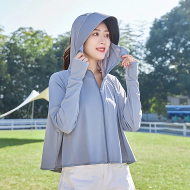 Áo Croptop Chống Nắng Nữ UPF50+ Lụa Nhẹ Mát Lạnh Freesize 70kg - Samca Fashion 5