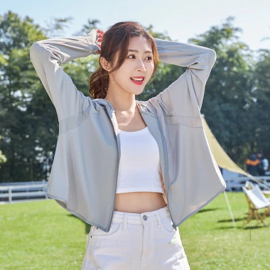 Áo Croptop Chống Nắng Nữ UPF50+ Lụa Nhẹ Mát Lạnh Freesize 70kg - Samca Fashion 6
