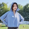 Áo Croptop Chống Nắng Nữ UPF50+ Lụa Nhẹ Mát Lạnh Freesize 70kg - Samca Fashion 8