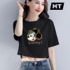 Áo Croptop Nữ Thun Tay Ngắn Form Rộng Cổ Tròn Cotton Cao Cấp - Giá chỉ 45.000 4