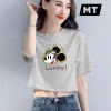 Áo Croptop Nữ Thun Tay Ngắn Form Rộng Cổ Tròn Cotton Cao Cấp - Giá chỉ 45.000 6