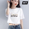 Áo Croptop Nữ Thun Tay Ngắn Form Rộng Cổ Tròn Cotton Cao Cấp - Giá chỉ 45.000 9