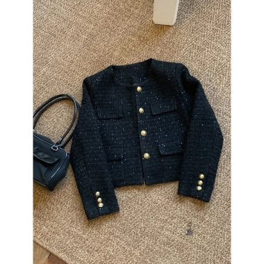 Áo Dạ Tweed Bling Bling Nữ Cao Cấp - Sẵn Ship, Giá ưu đãi 265k