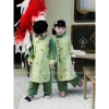 Áo dài bé gái & bé trai Kamaca tơ thô cao cấp, giá ưu đãi 219k - chính hãng 3