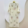 Áo Dài BIGSIZE Cách Tân Nữ Suông 4 Tà Thêu Kết Thủ Công - Mặc Tết Giá 480k 7