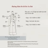 Áo Dài BIGSIZE Cách Tân Nữ Suông 4 Tà Thêu Kết Thủ Công - Mặc Tết Giá 480k 8