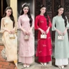 Áo dài cách tân 4 tà Minh Ý đa màu IVY - Thiết kế trẻ trung sang chảnh, giá ưu đãi 289k
