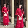 Áo dài cách tân 4 tà Minh Ý đa màu IVY - Thiết kế trẻ trung sang chảnh, giá ưu đãi 289k 3