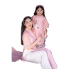 Áo Dài Cách Tân Cặp Đôi Tafta Hoa Thêu Bé Trai & Bé Gái 1-8 Tuổi - Giá 70.000 VNĐ 2