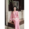 Áo Dài Cách Tân Dáng Suông Cổ Tròn Cài Dây Tết Charme 511.017 Tặng Quần 235K Giá 605.000đ 5