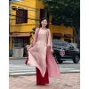 Áo Dài Cách Tân Diệp Trân Form Suông Xinh Xắn - Áo Dài Tết 2.026 280k MySaul 5