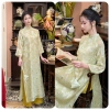 Áo dài cách tân Dư hy lễ tết 2.026 4 tà 2 lớp von tơ thêu thiết kế tinh tế đẹp sang giá chỉ 298.000 VND siêu rẻ giảm giá 4