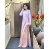 Áo dài cách tân gấm cao cấp 4 tà, cổ điển tay dài siêu xinh - chỉ 184.800₫ 4