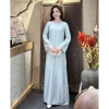 Áo dài cách tân gấm cao cấp 4 tà, cổ điển tay dài siêu xinh - chỉ 184.800₫ 7