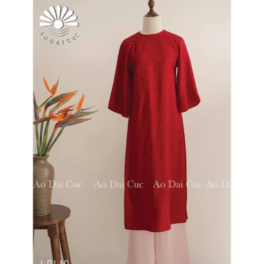 Áo dài cách tân gấm dáng suông cổ tròn, lửng nhẹ, Tết và đi chơi - Giá ưu đãi 239k 3 Áo dài cách tân gấm dáng suông cổ tròn, lửng nhẹ, Tết và đi chơi - Giá ưu đãi 239k 3