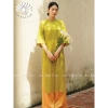 Áo dài cách tân gấm dáng suông cổ tròn, lửng nhẹ, Tết và đi chơi - Giá ưu đãi 239k 4