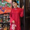 Áo Dài Cách Tân Gấm Thọ 4 Tà Mẫu Mới 2.026 - Phong Cách Tết Sang Trọng Giá 240.120₫ 3