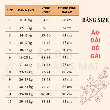 Áo Dài Cách Tân Mẹ & Bé Mai Chi Thêu Hoa, Nơ Duyên Dáng - Truyền Thống Hiện Đại, Mặc Tết & Đi Lễ - 265k