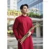 Áo dài cách tân Nam Chaang ADC158 – May sẵn đỏ đen trắng hồng, đẹp chụp hình tiệc cưới lễ tết 3