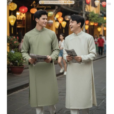 Áo dài cách tân Nam Chaang ADC158 – May sẵn đỏ đen trắng hồng, đẹp chụp hình tiệc cưới lễ tết