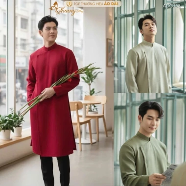 Áo dài cách tân Nam Chaang ADC158 – May sẵn đỏ đen trắng hồng, đẹp chụp hình tiệc cưới lễ tết 9 Áo dài cách tân Nam Chaang ADC158 – May sẵn đỏ đen trắng hồng, đẹp chụp hình tiệc cưới lễ tết 9