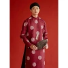 Áo Dài Cách Tân Nam Đắc Kỷ gấm dày dặn, thích hợp Tết, lễ chùa, mừng thọ – giảm còn 400.000₫ 4